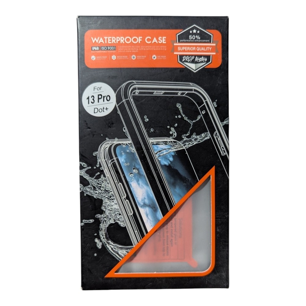 A1. Extremely Waterproof Case for Apple iPhone 13 Pro - Black